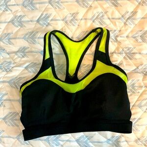 Bombshell sportswear neon yellow sports bra